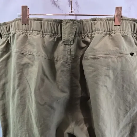 The North Face Pants Mens XXL Tan Beige Paramount Ripstop Zip Off Convertible